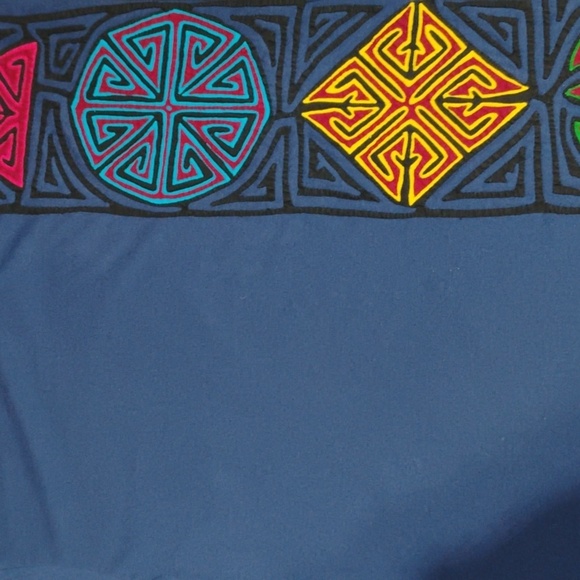 Vintage Galapago mola quilted top - Picture 7 of 16